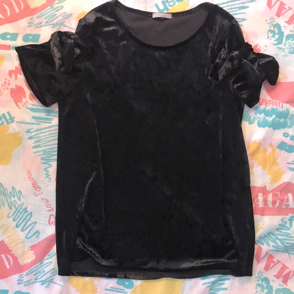 Pleione crushed velvet tee